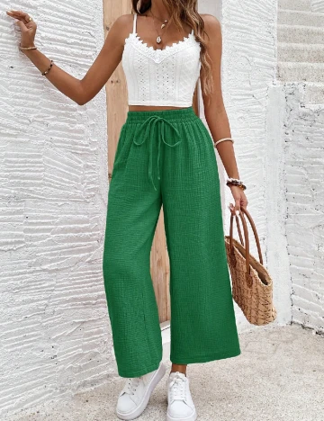 Pantaloni SHEIN, verde