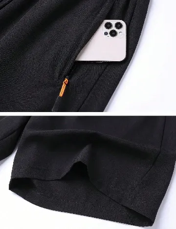 Pantaloni scurti SHEIN, negru