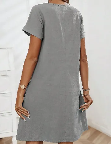 Rochie scurta SHEIN, gri