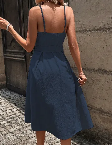 Rochie medie SHEIN, bleumarin