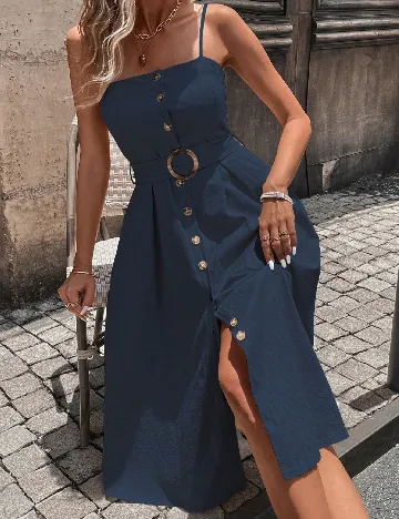 Rochie medie SHEIN, bleumarin