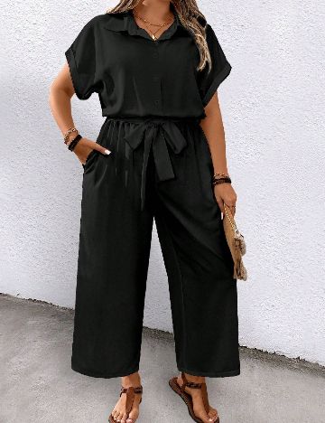 Salopeta SHEIN CURVE, negru