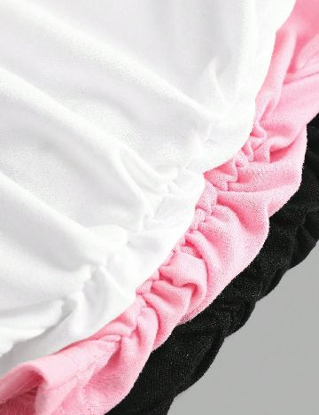 Set topuri 3 bucati Shein Kids, mix culori