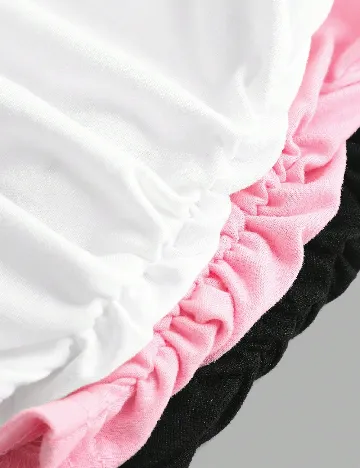 Set topuri 3 bucati Shein Kids, mix culori