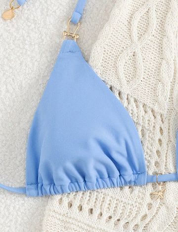 Costum de baie SHEIN, albastru