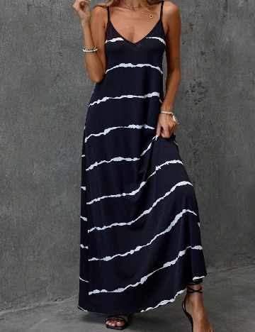 Rochie lunga Emery Rose, negru