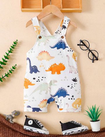 Salopeta Shein Kids, mix culori