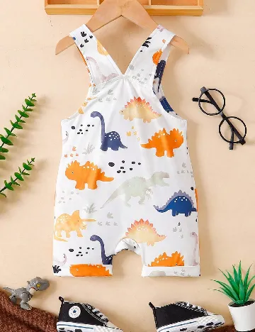 Salopeta Shein Kids, mix culori