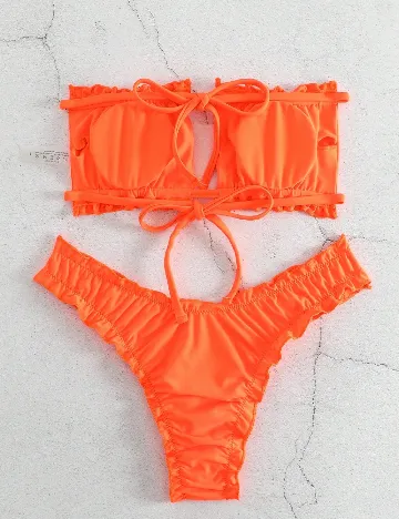 Costum de baie SHEIN, portocaliu