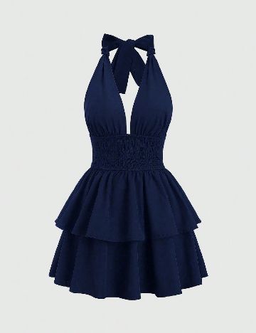 Rochie scurta SHEIN, bleumarin