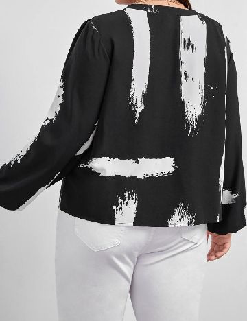 Bluza SHEIN CURVE, negru