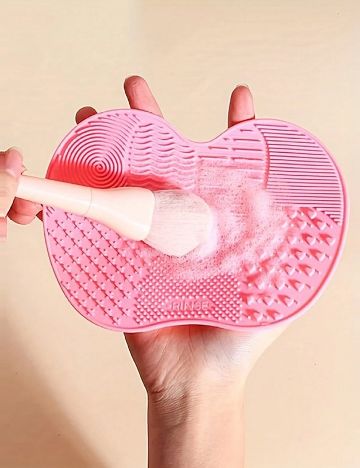 Accesoriu curatare pensule SHEIN, roz