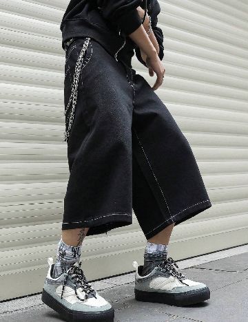 Pantaloni scurti SHEIN, negru