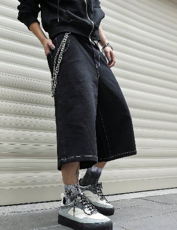 Pantaloni scurti SHEIN, negru