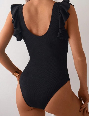 Costum de baie SHEIN, negru