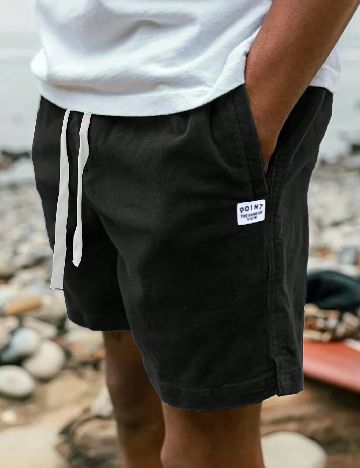 Pantaloni scurti SHEIN, negru