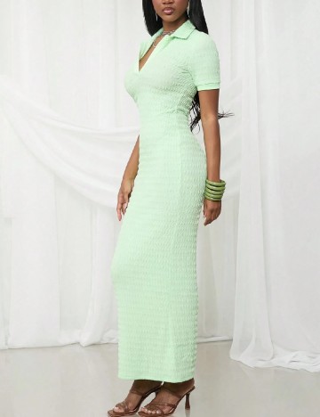 Rochie lunga SHEIN, verde