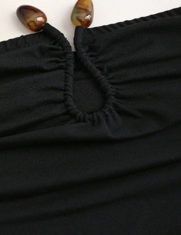 Salopeta SHEIN, negru