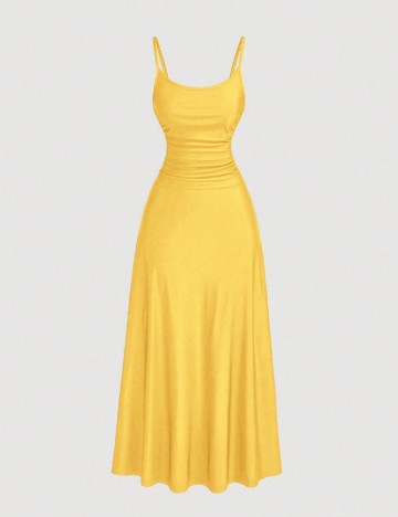 Rochie medie SHEIN, galben