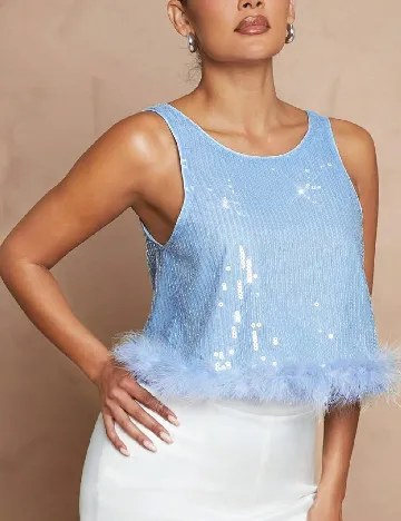 Top Haute, albastru
