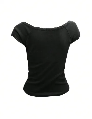Top SHEIN, negru