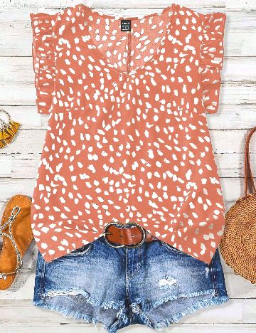 Bluza SHEIN, portocaliu