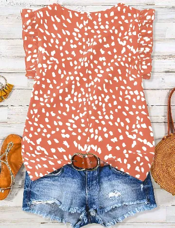 Bluza SHEIN, portocaliu