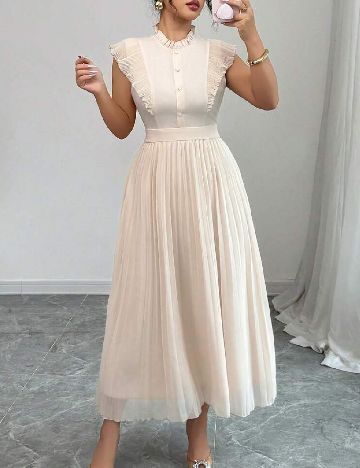 Rochie medie SHEIN, crem