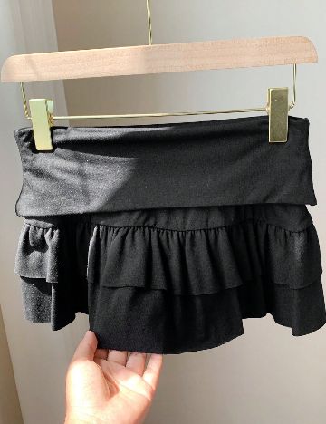 Fusta pantalon SHEIN, negru