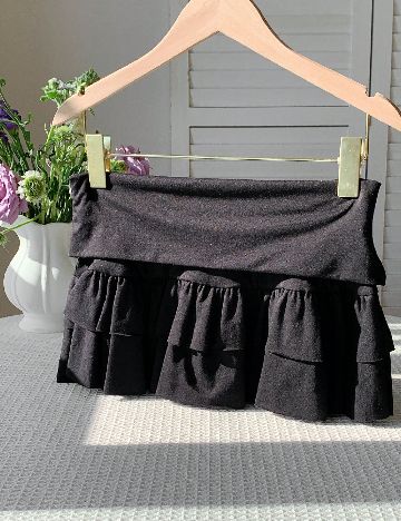 Fusta pantalon SHEIN, negru