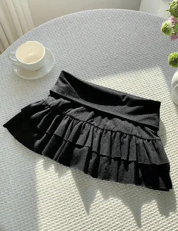 Fusta pantalon SHEIN, negru