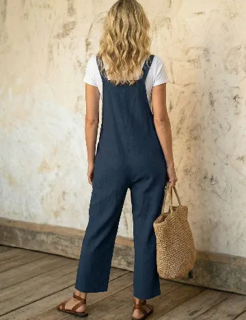 Salopeta SHEIN, bleumarin