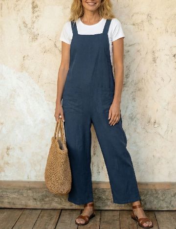 Salopeta SHEIN, bleumarin