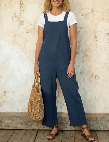 Salopeta SHEIN, bleumarin