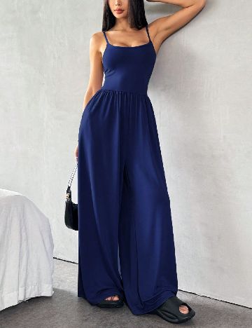 Salopeta SHEIN, bleumarin