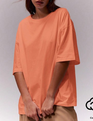 Tricou Oversize Musera, portocaliu