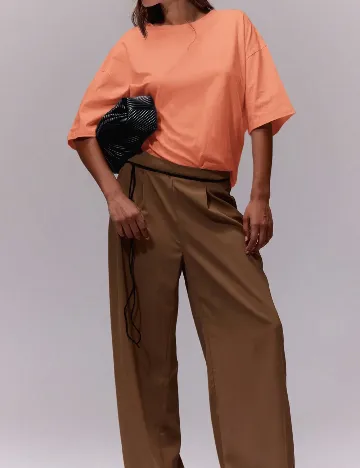 Tricou Oversize Musera, portocaliu