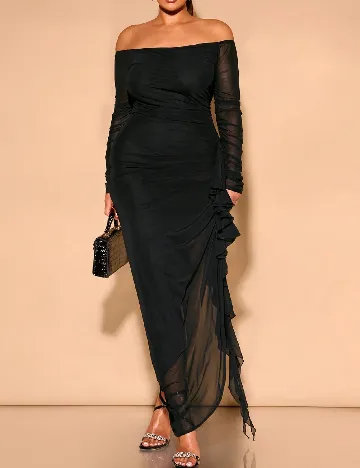 Rochie lunga SHEIN CURVE, negru