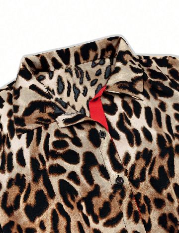 Rochie lunga SHEIN, animal print