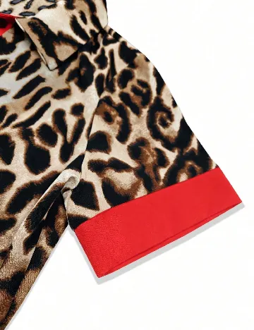 Rochie lunga SHEIN, animal print