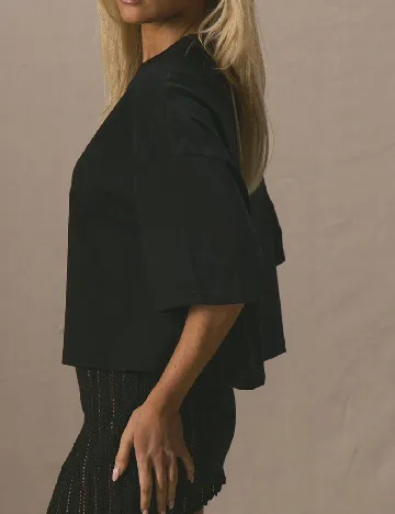 Tricou Oversize SHEIN, negru