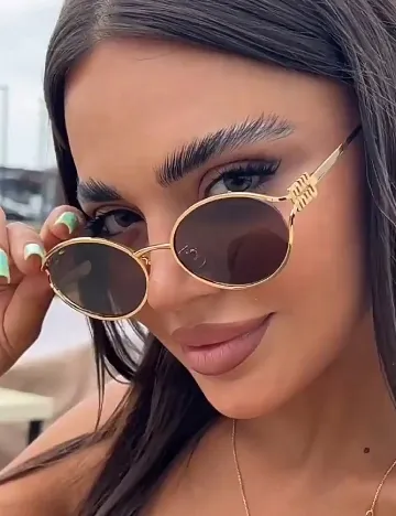 Ochelari de soare SHEIN, auriu