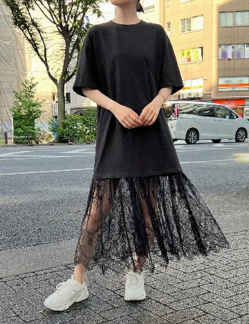 Rochie medie Dazy, negru