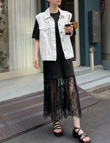 Rochie medie Dazy, negru