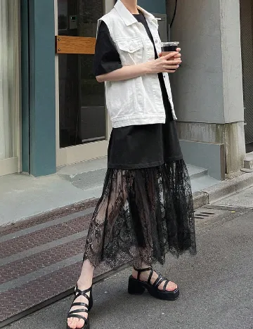 Rochie medie Dazy, negru