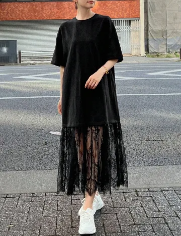 Rochie medie Dazy, negru