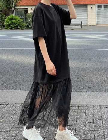 Rochie medie Dazy, negru