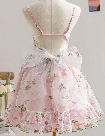 Rochie scurta SHEIN, roz