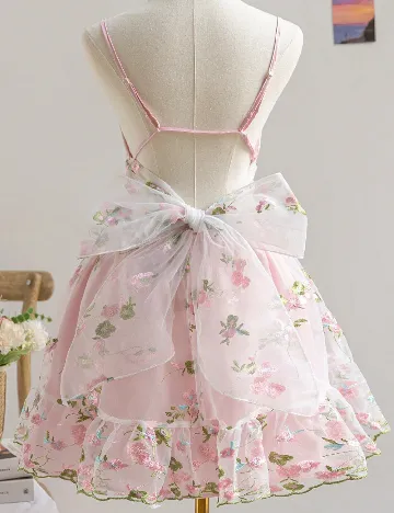 Rochie scurta SHEIN, roz