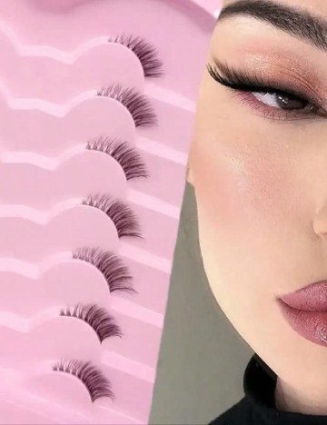 Gene false 7 perechi SHEIN, negru